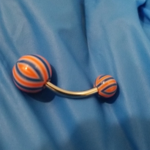 Belly bar belly button piercing ring new - Picture 11 of 11